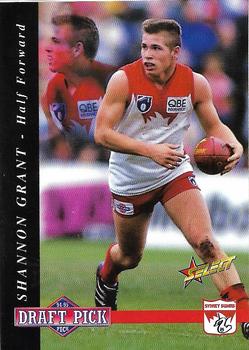 1995 Select AFL #413 Shannon Grant Front